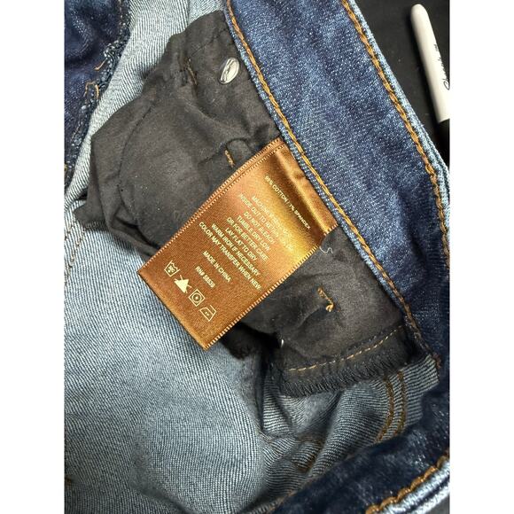 Kut from the Kloth Jeans Women's 10 Amy Straight Leg Cuffed - Picture 5 of 6